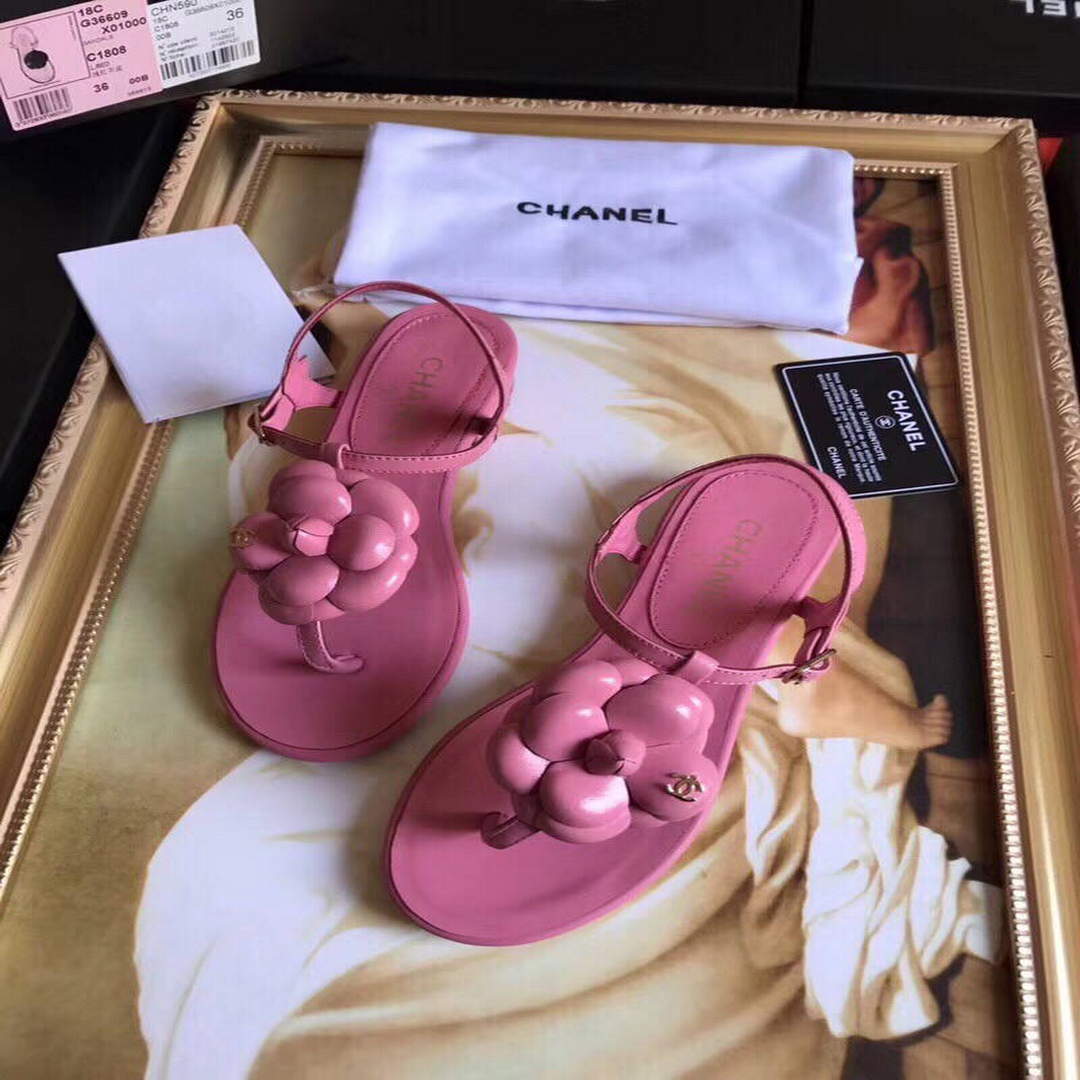 Chanel Women's Sandals Chanel Slippers Lambskin C90164 | chanel womens sandals chanel slippers lambskin 279