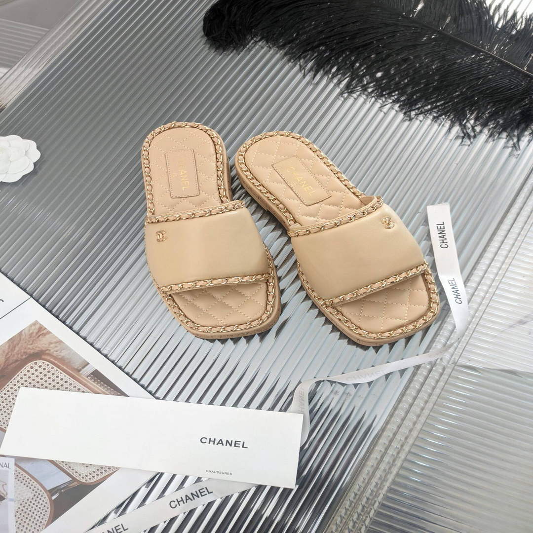 Chanel Women's Sandals Chanel Slippers Lambskin C90134 | chanel womens sandals chanel slippers lambskin 3