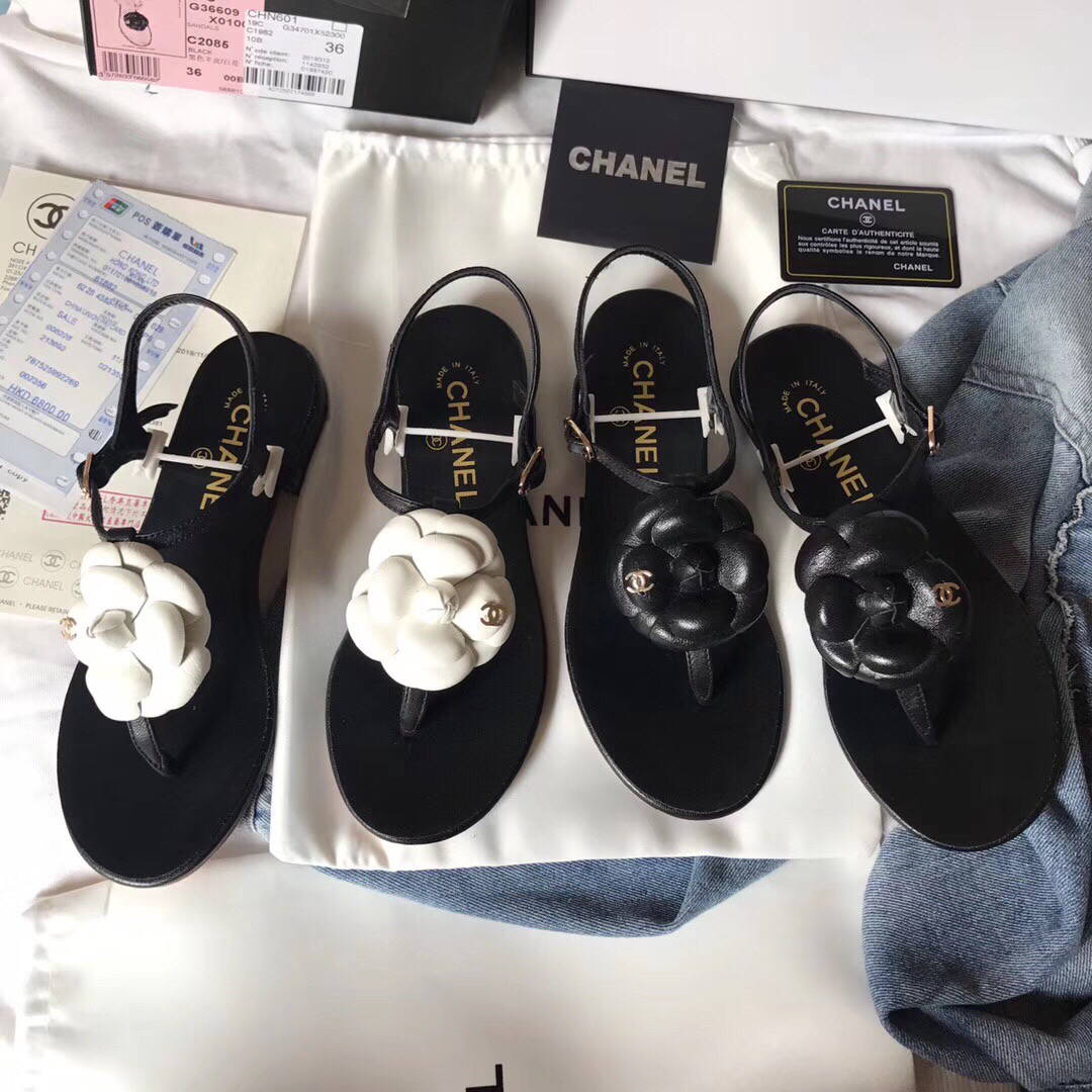 Chanel Women's Sandals Chanel Slippers Lambskin C90168 | chanel womens sandals chanel slippers lambskin 318