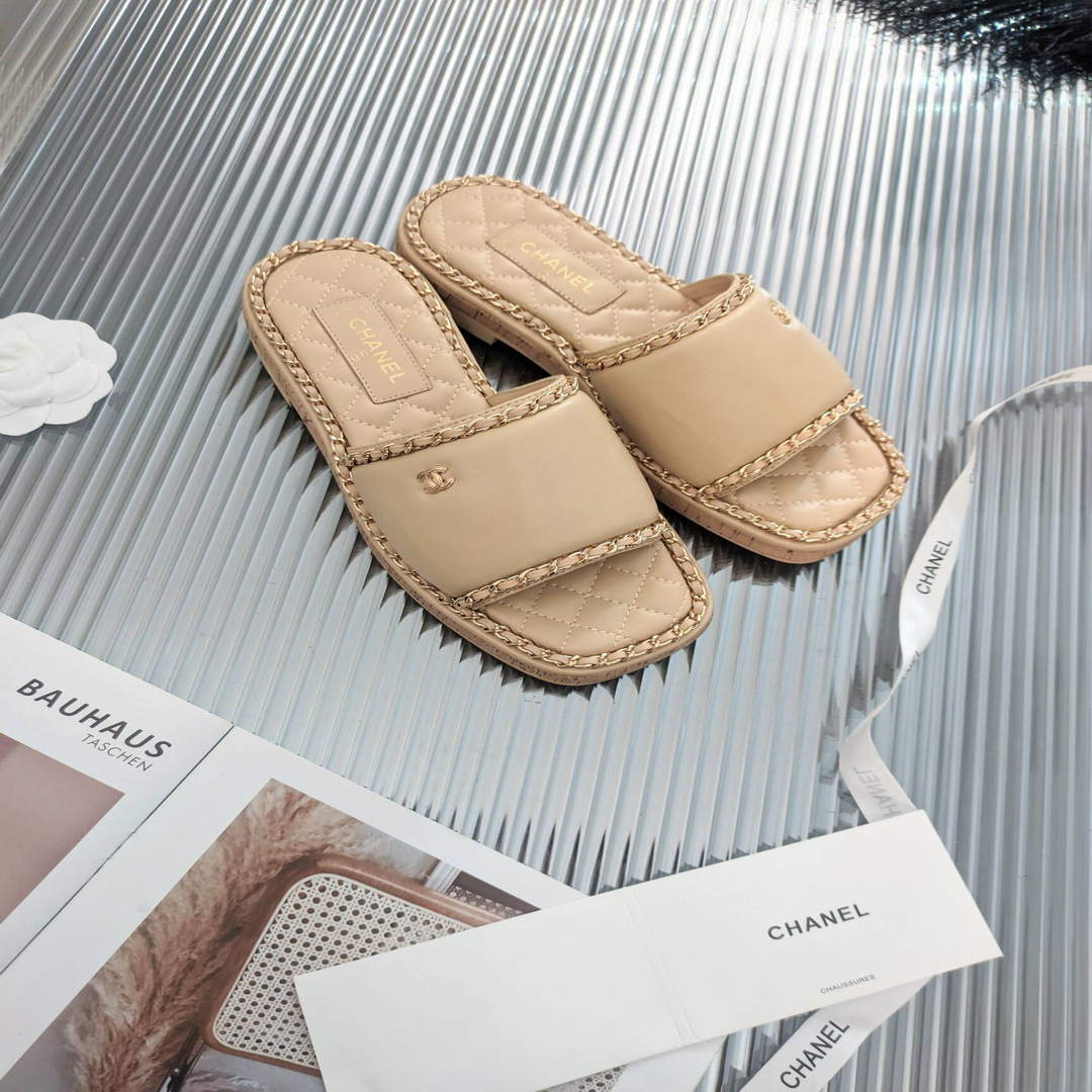 Chanel Women's Sandals Chanel Slippers Lambskin C90134 | chanel womens sandals chanel slippers lambskin 7