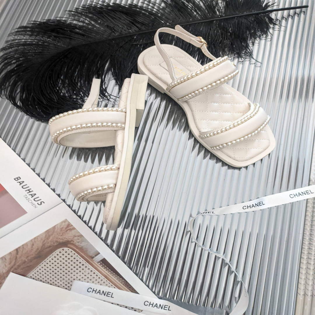Chanel Women's Sandals Chanel Slippers Lambskin C90145 | chanel womens sandals chanel slippers lambskin 90