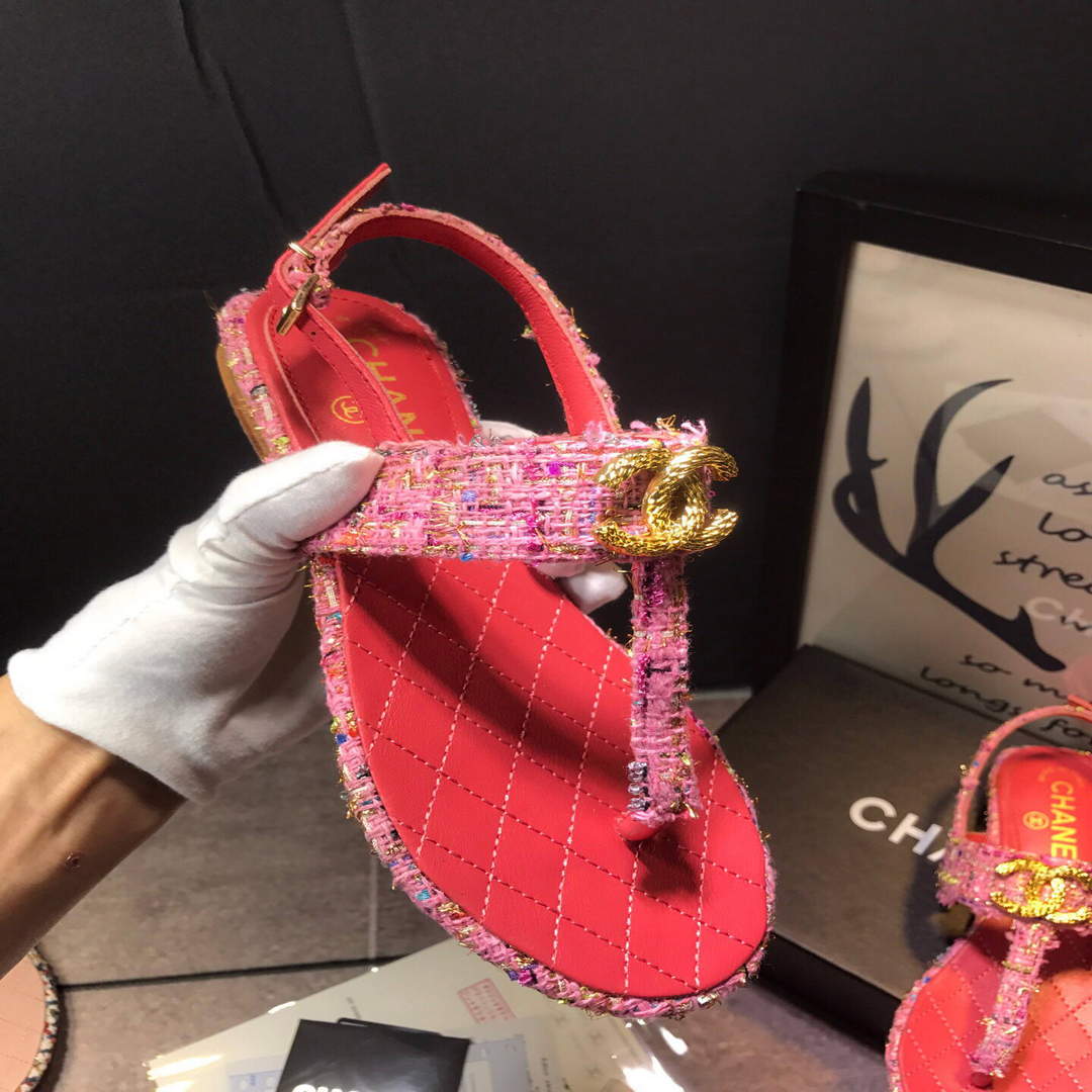 Chanel Women's Sandals Chanel Slippers Lambskin C90146 | chanel womens sandals chanel slippers lambskin 96