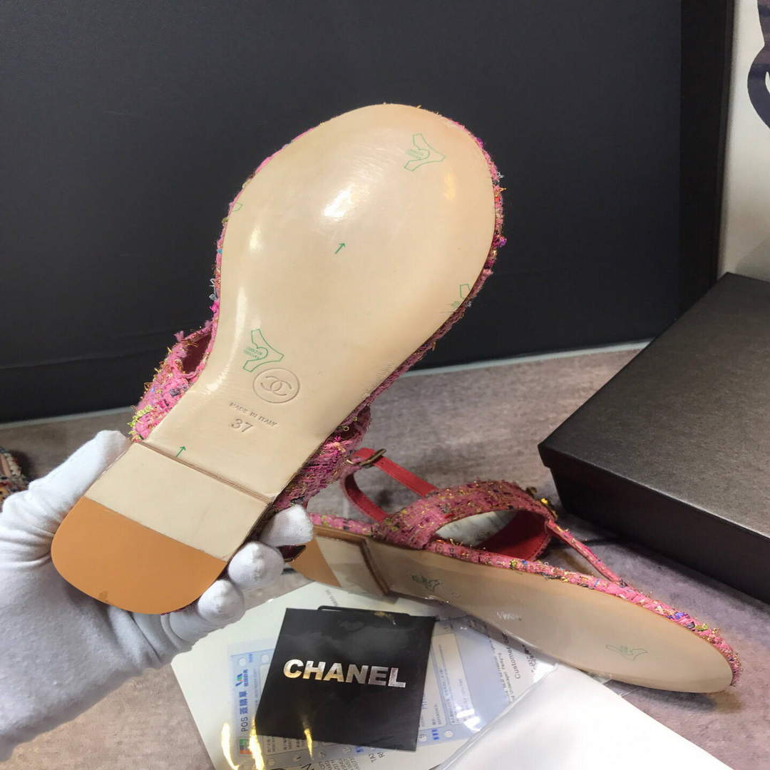 Chanel Women's Sandals Chanel Slippers Lambskin C90146 | chanel womens sandals chanel slippers lambskin 98