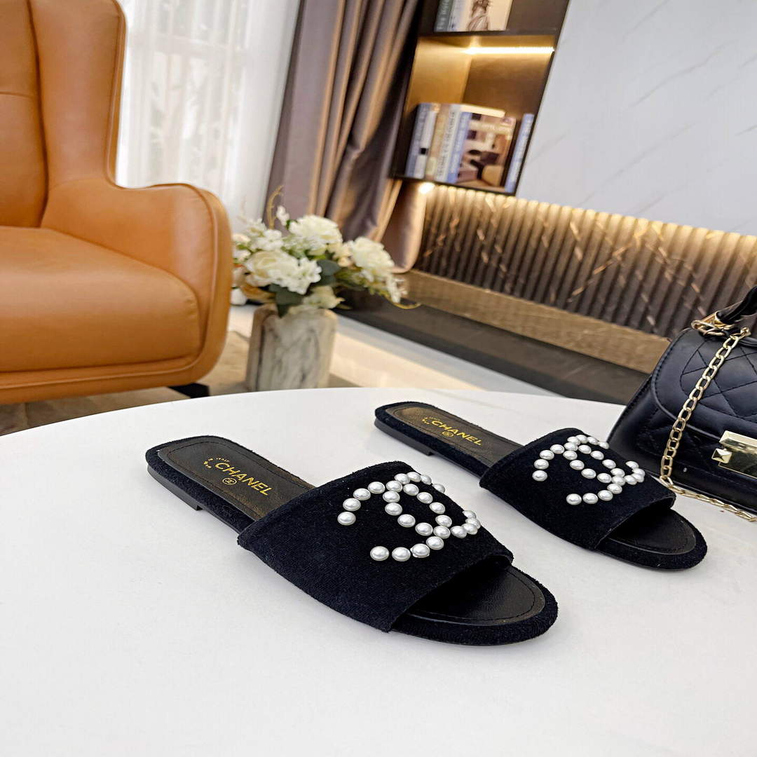 Chanel Women's Sandals Designer Chanel Slippers C90128 | chanel womens sandals chanel slippers shoes lambskin 16