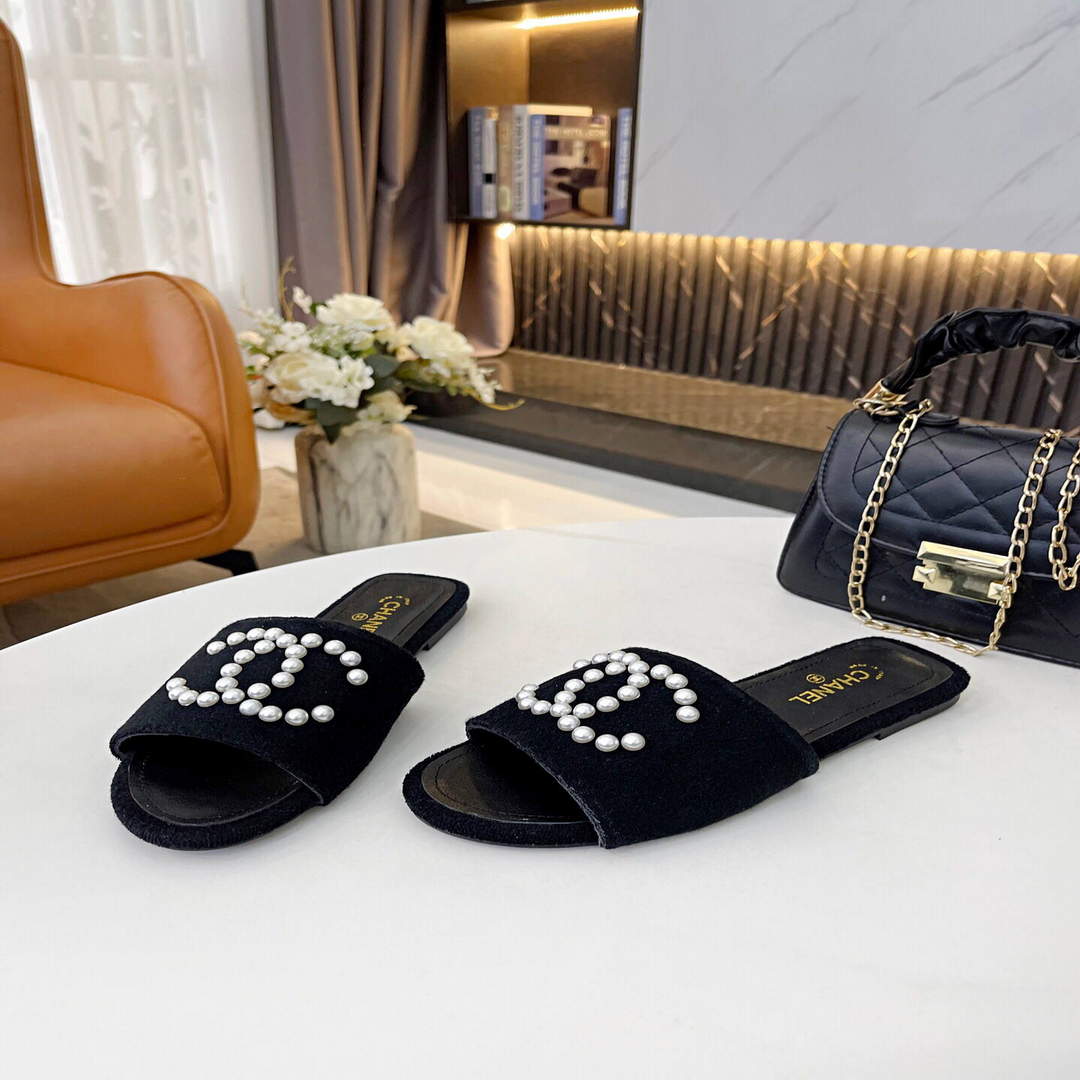 Chanel Women's Sandals Designer Chanel Slippers C90128 | chanel womens sandals chanel slippers shoes lambskin 19