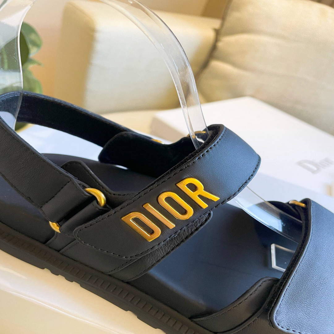 Dior Women's Slippers Designer Dior Sandals Flats Shoes D81192 | dior womens slippers designer dior sandals flats shoes 26