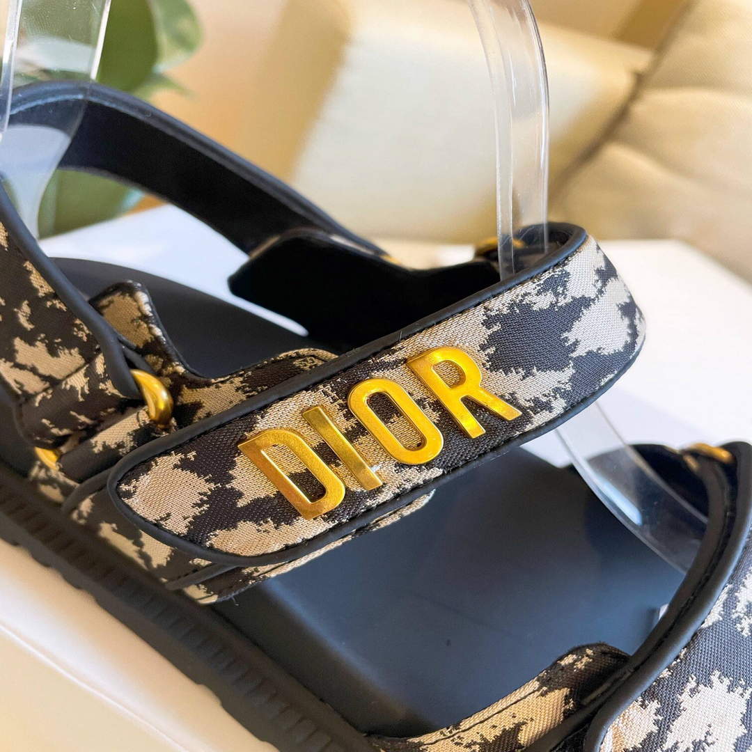 Dior Women's Slippers Designer Dior Sandals Flats Shoes D81193 | dior womens slippers designer dior sandals flats shoes 38
