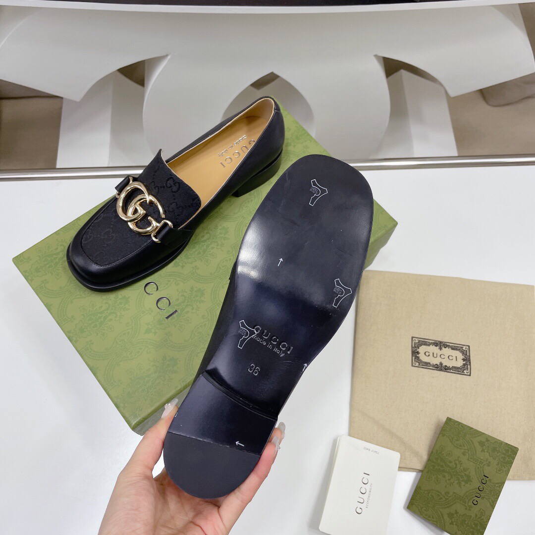Gucci Women's Shoes Gucci Designer Loafers Heel 30mm G81249 | gucci womens shoes gucci designer loafers 74