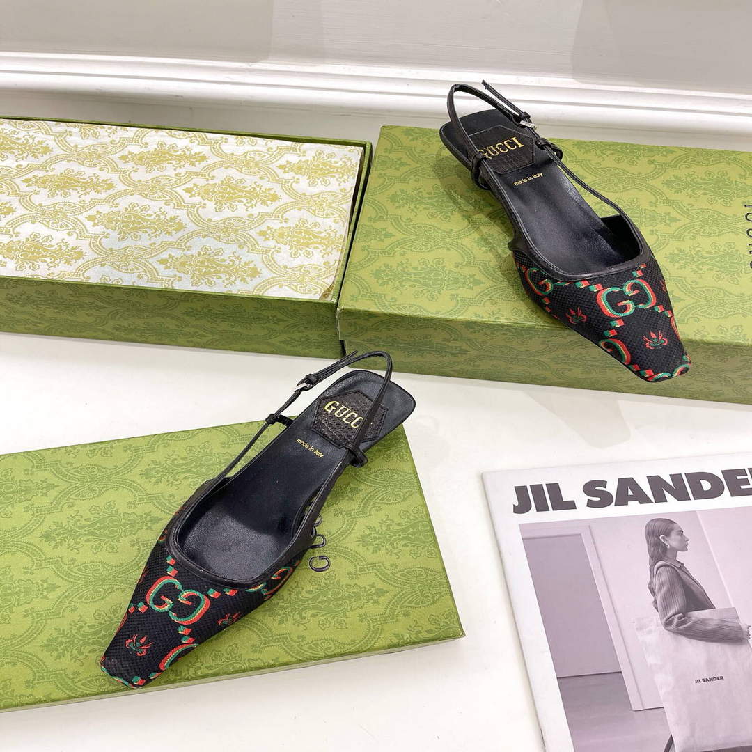 Gucci Women's Slippers Designer Gucci Sandals Flats Shoes G81258 | gucci womens slippers designer gucci sandals flats shoes 71