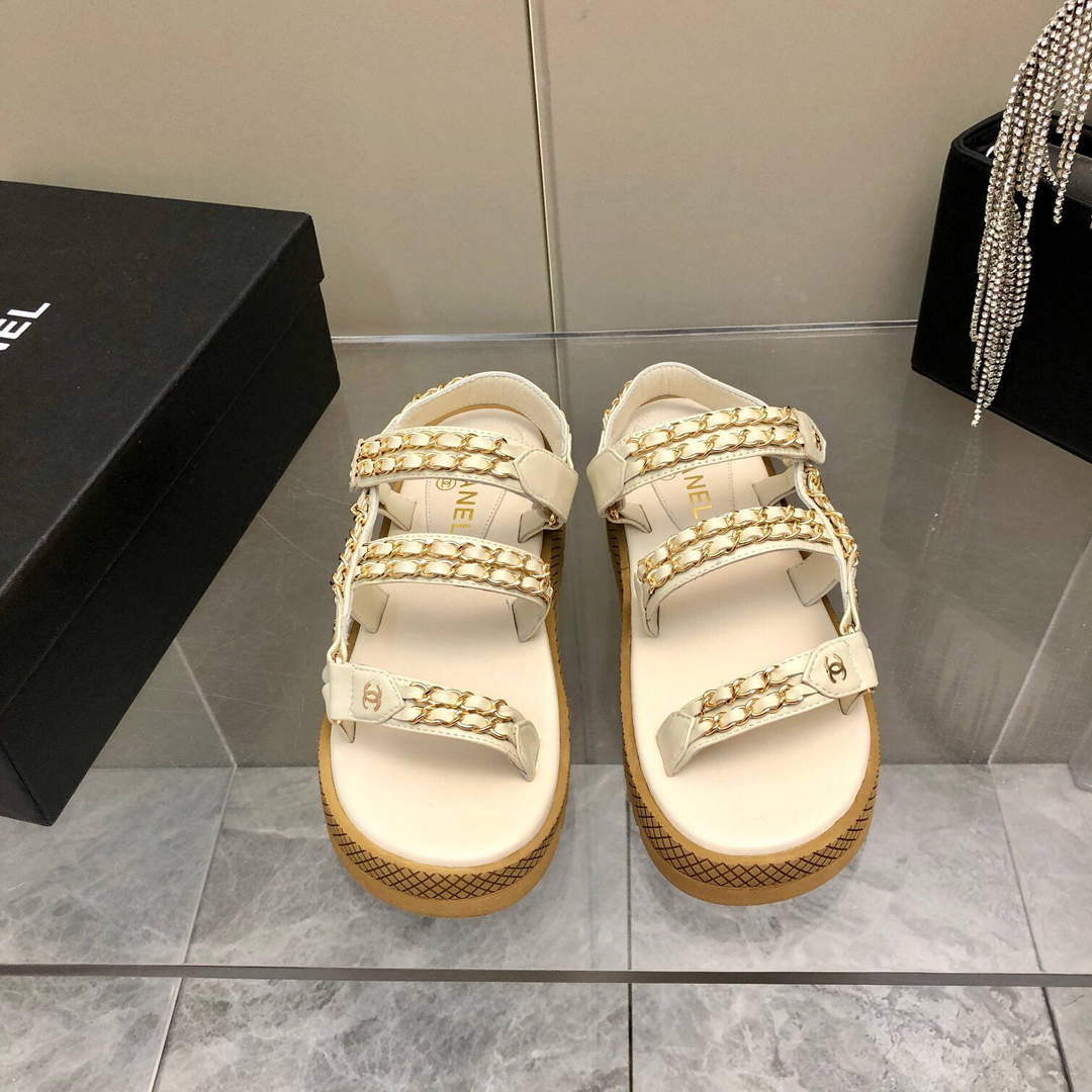 Chanel Women's Sandals Chanel Slippers Lambskin C90186 | img 2257