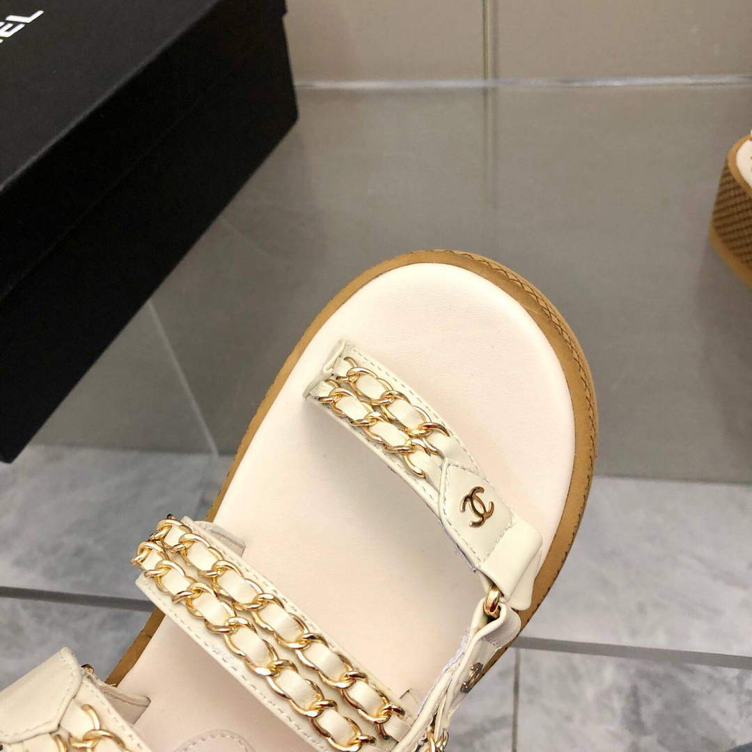 Chanel Women's Sandals Chanel Slippers Lambskin C90186 | img 2258