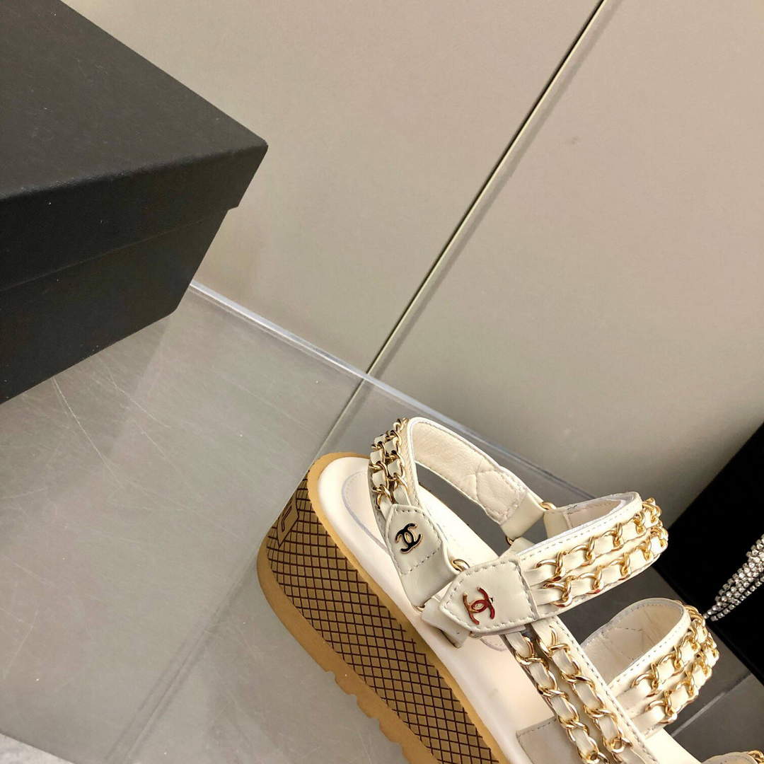 Chanel Women's Sandals Chanel Slippers Lambskin C90186 | img 2259