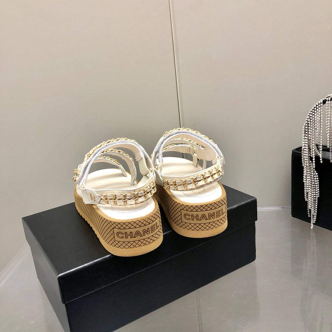 Chanel Women's Sandals Chanel Slippers Lambskin C90186 | img 2261