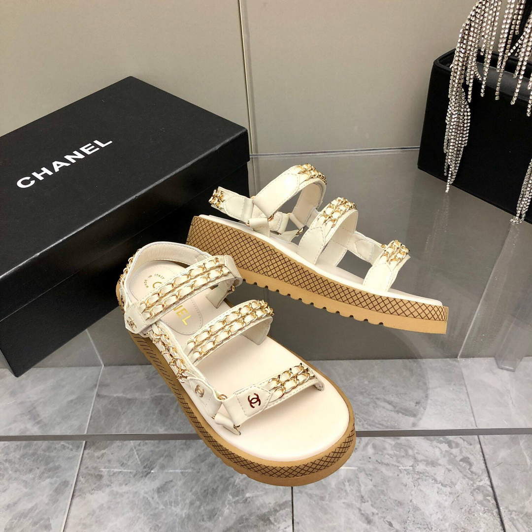 Chanel Women's Sandals Chanel Slippers Lambskin C90186 | img 2262