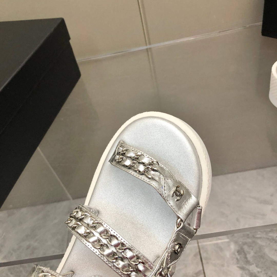 Chanel Women's Sandals Chanel Slippers Lambskin C90188 | img 2283