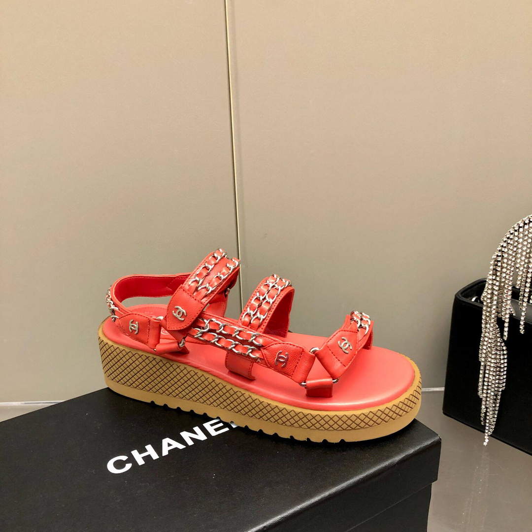 Chanel Women's Sandals Chanel Slippers Lambskin C90189 | img 2293