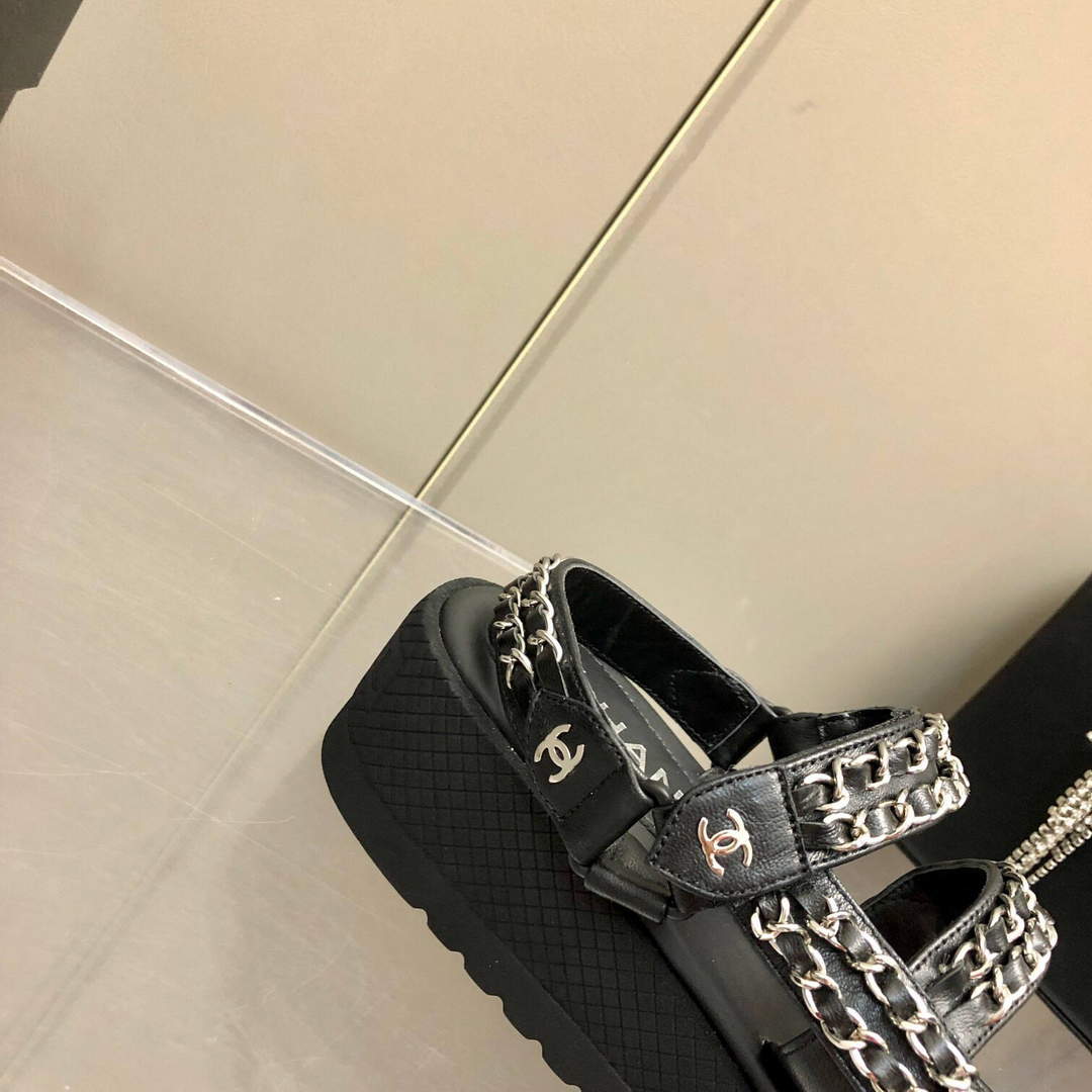 Chanel Women's Sandals Chanel Slippers Lambskin C90190 | img 2302