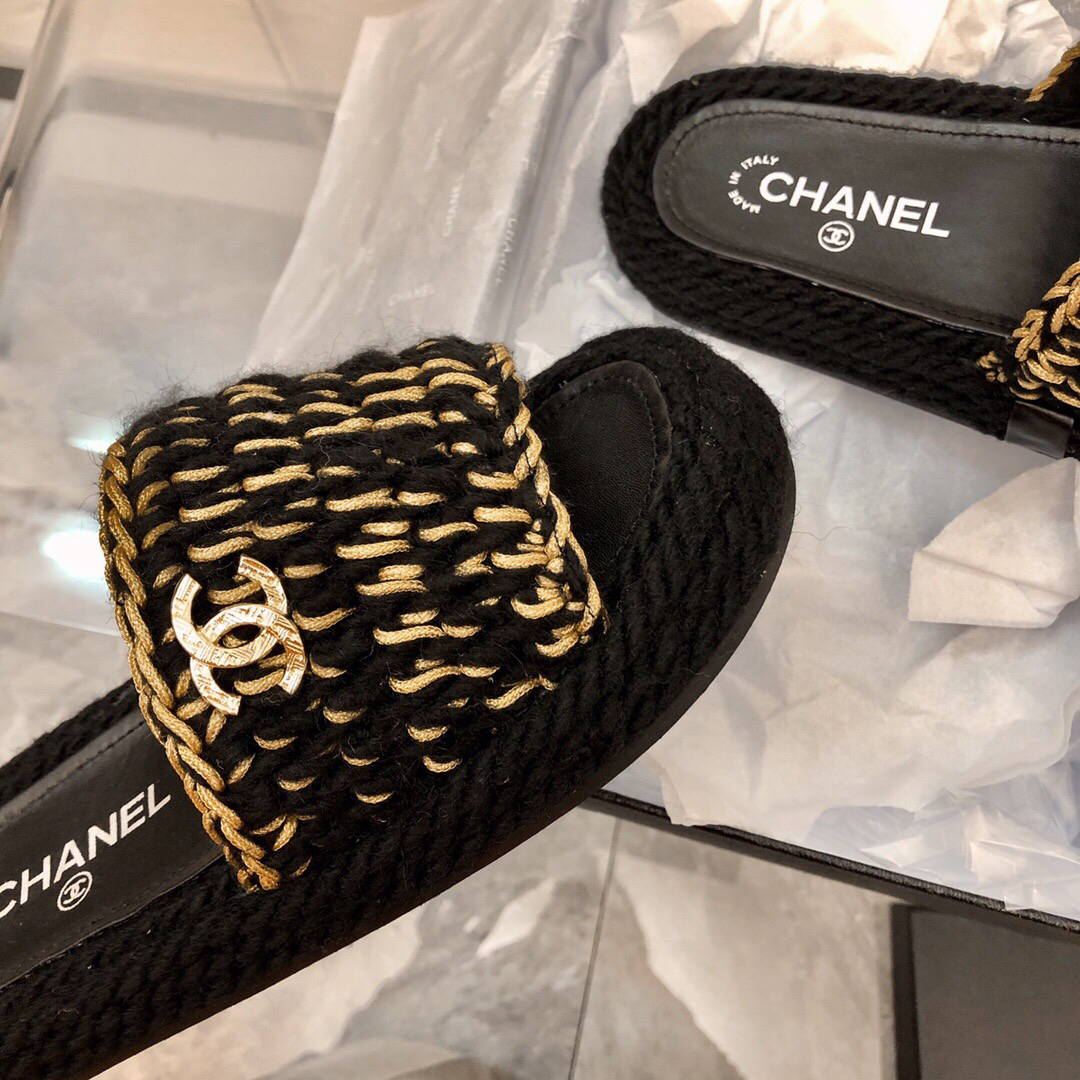 Chanel Women's Sandals Chanel Slippers Lambskin C90192 | img 2316