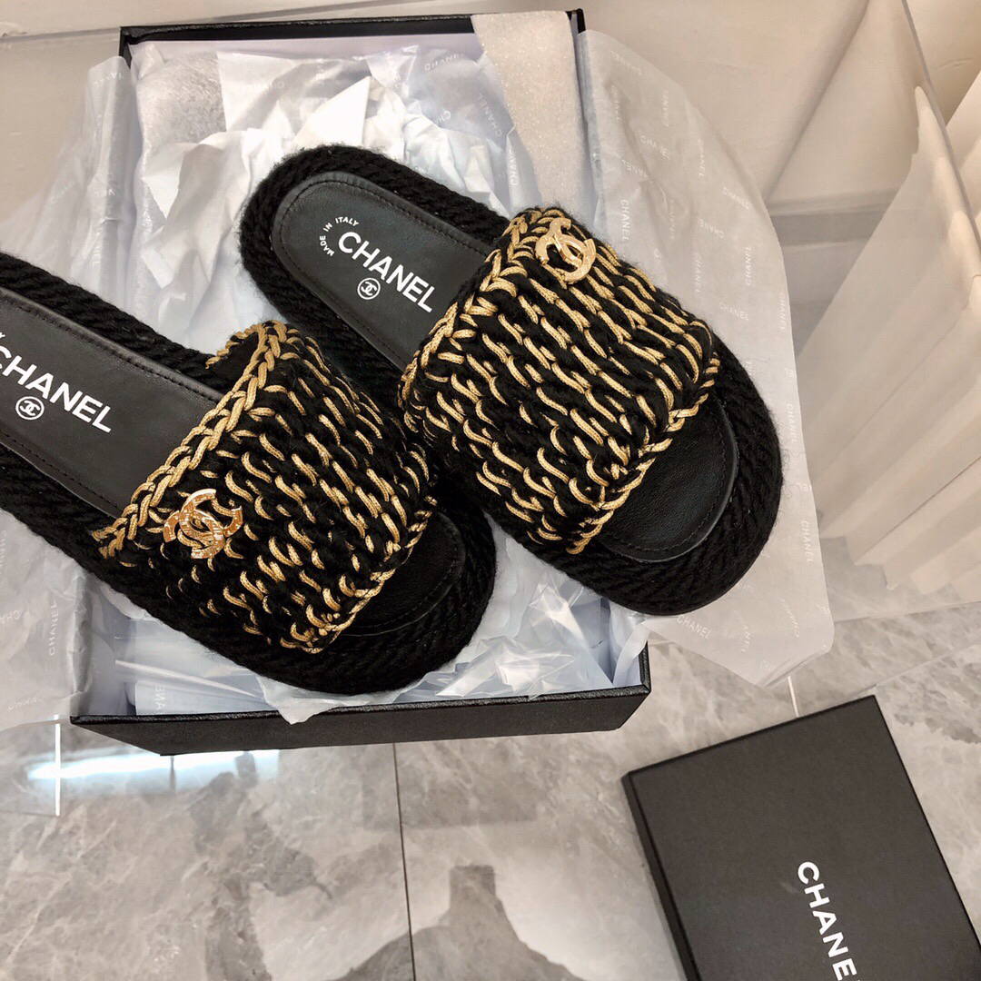 Chanel Women's Sandals Chanel Slippers Lambskin C90192 | img 2320