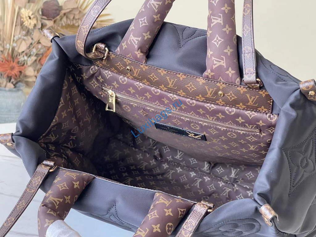 Louis Vuitton M59005 LV M59007 Onthego GM Bag Black | louis vuitton m59007 lv m59005 onthego gm bag black 8