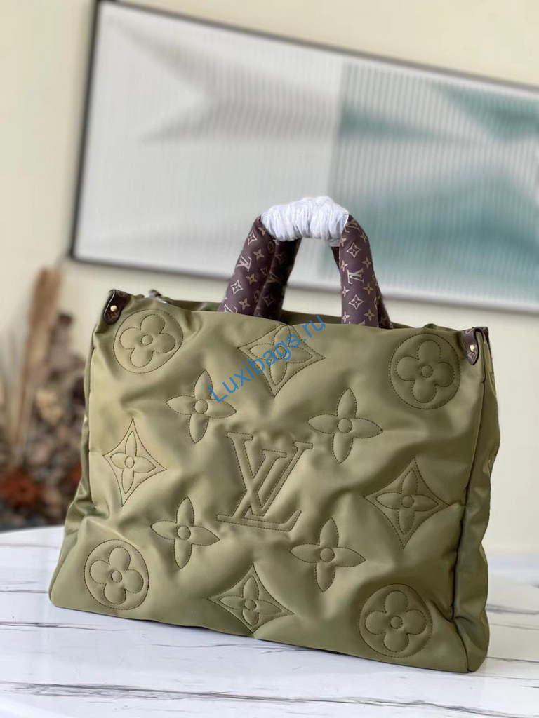 Louis Vuitton M59007 LV M59005 Onthego GM Bag Green | louis vuitton m59007 lv m59005 onthego gm bag green 3