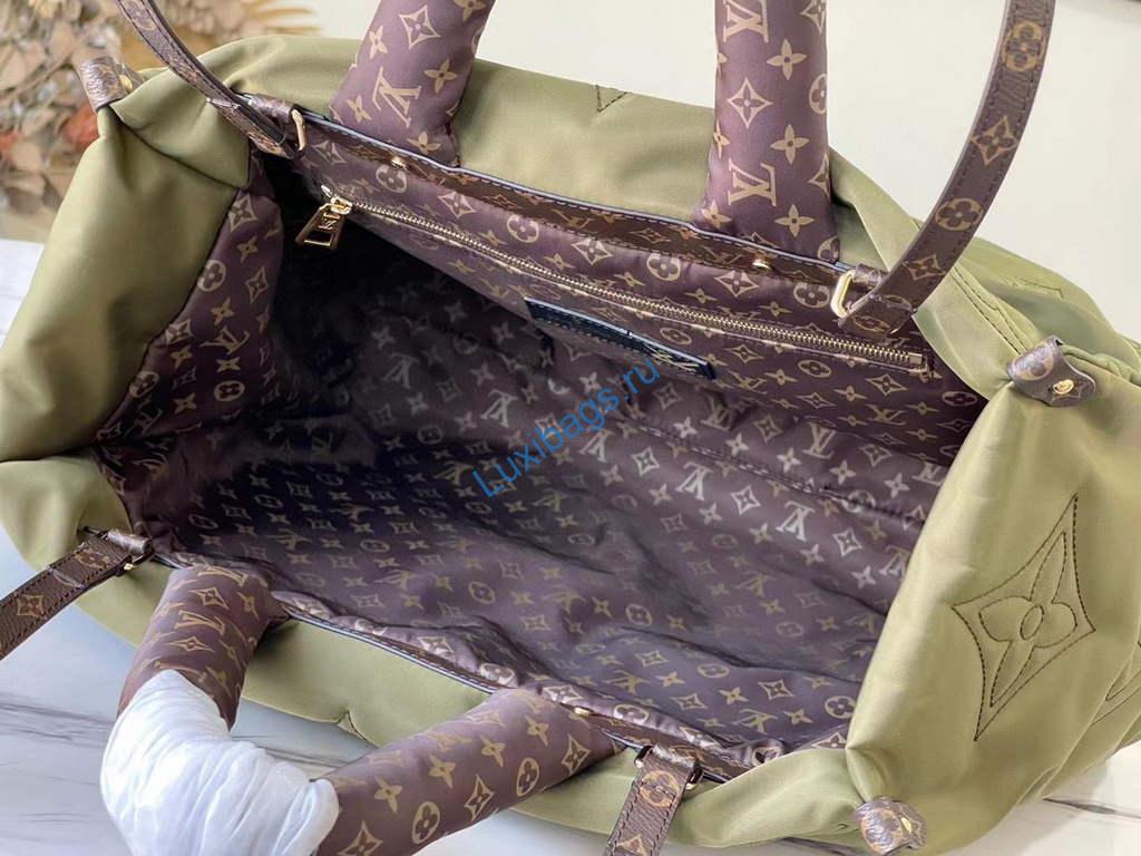 Louis Vuitton M59007 LV M59005 Onthego GM Bag Green | louis vuitton m59007 lv m59005 onthego gm bag green 8