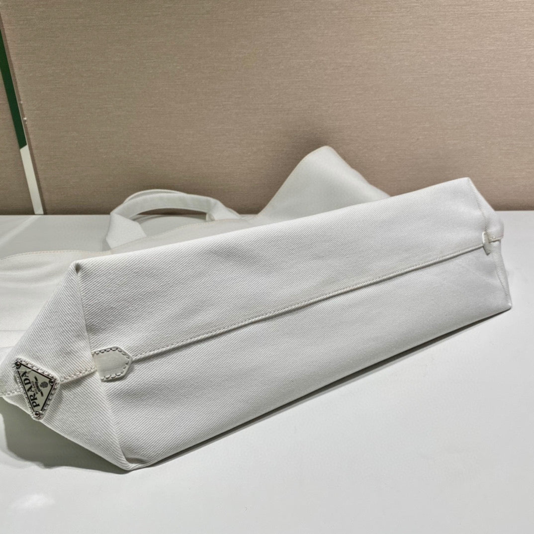 Prada 1BG395 Drill tote Shoulder bag White | prada 1bg395 drill tote shoulder bag 06