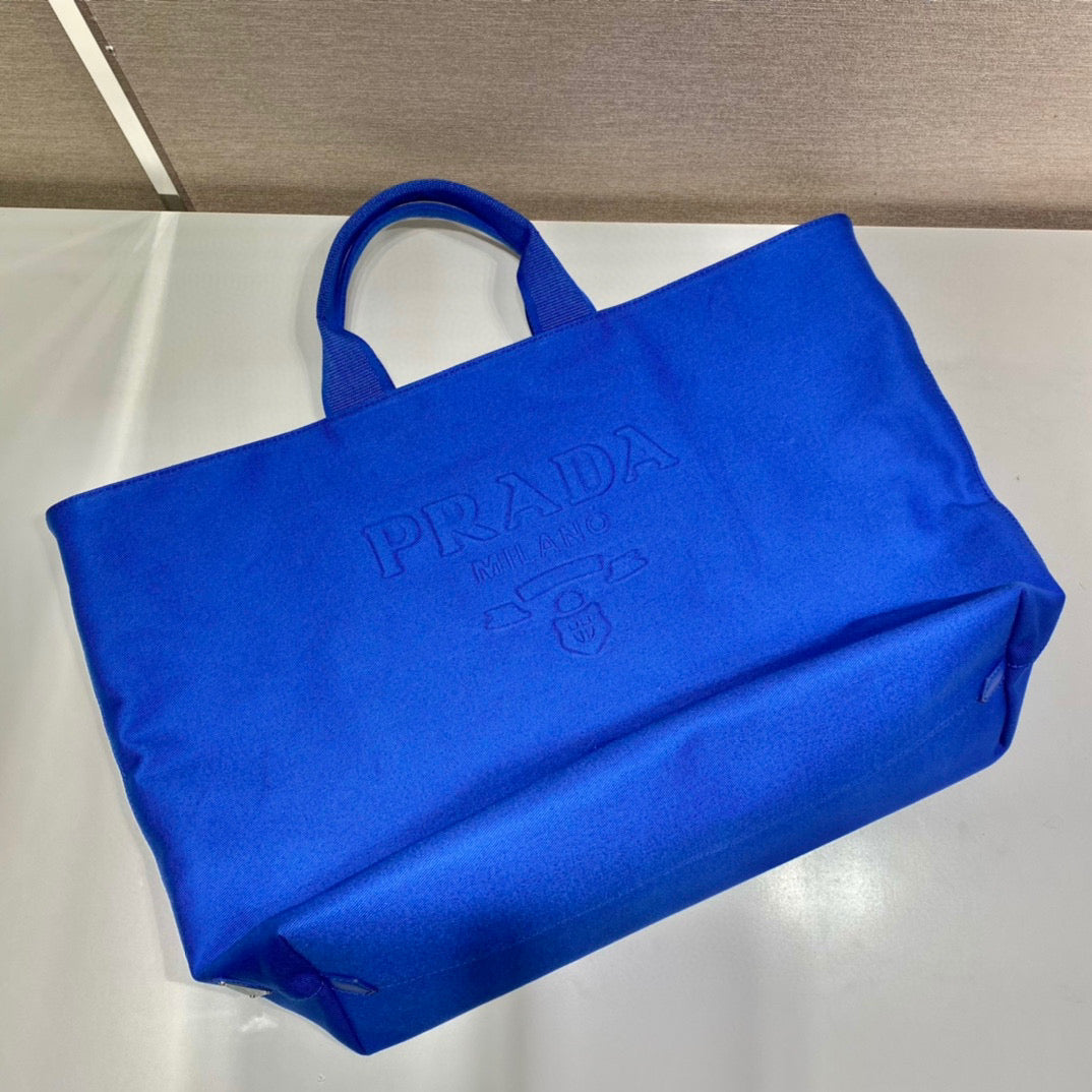 Prada 1BG395 Drill tote Shoulder bag Blue | prada 1bg395 drill tote shoulder bag 16