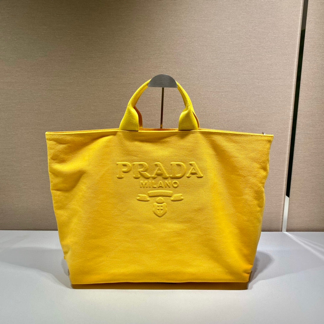 Prada 1BG395 Drill tote Shoulder bag Yellow | prada 1bg395 drill tote shoulder bag 20