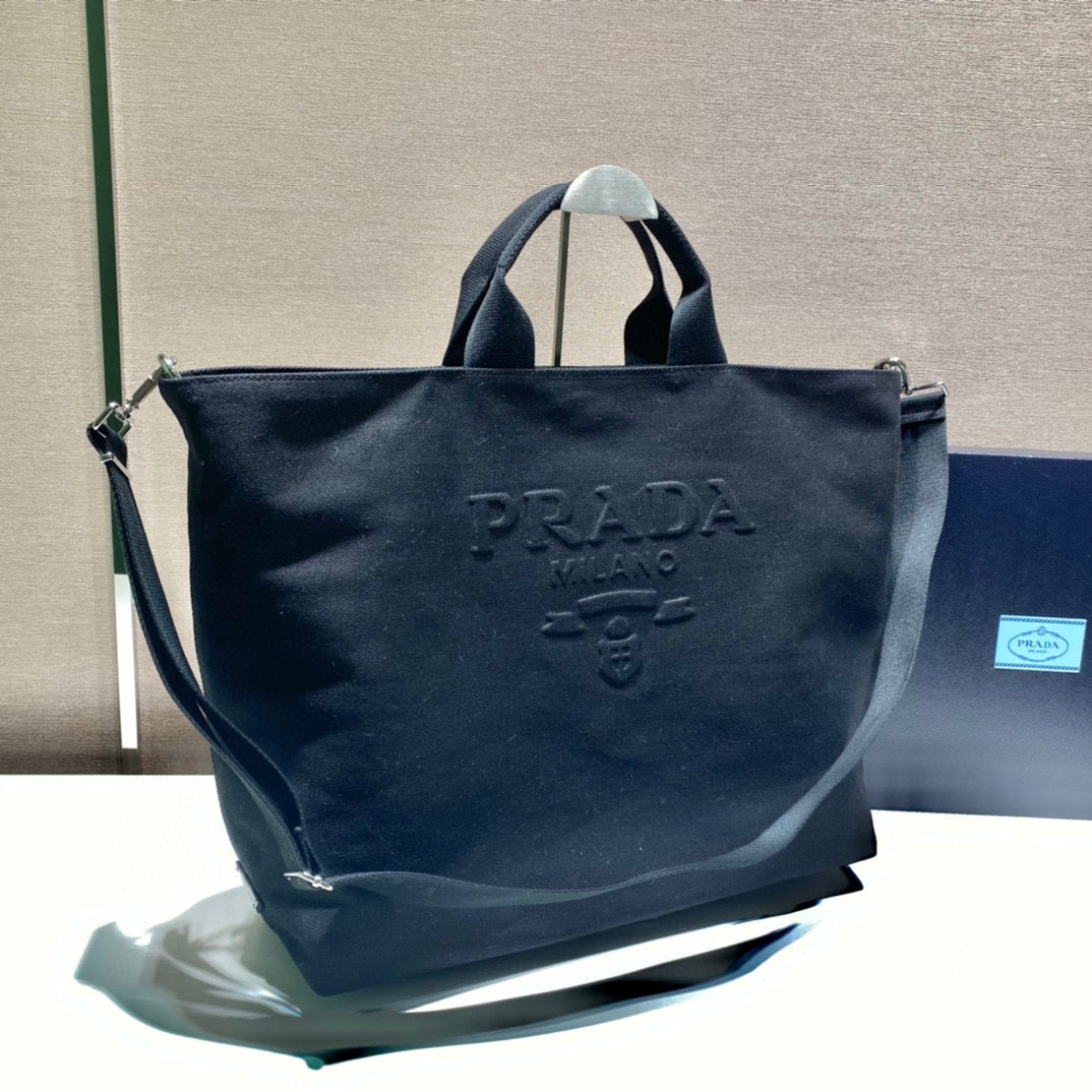 Prada 1BG395 Drill tote Shoulder bag Black | prada 1bg395 drill tote shoulder bag 29