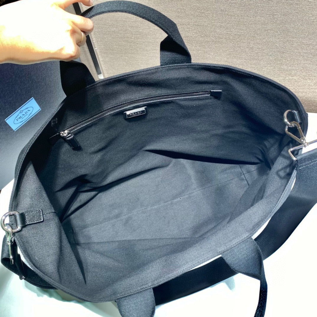 Prada 1BG395 Drill tote Shoulder bag Black | prada 1bg395 drill tote shoulder bag 35