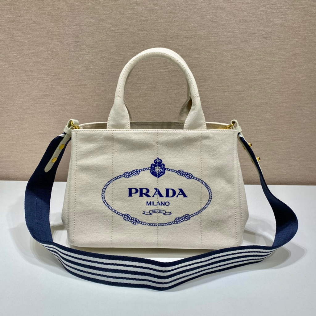 Prada 1BG439 Denim Tote bag White | prada 1bg439 denim tote bag 03