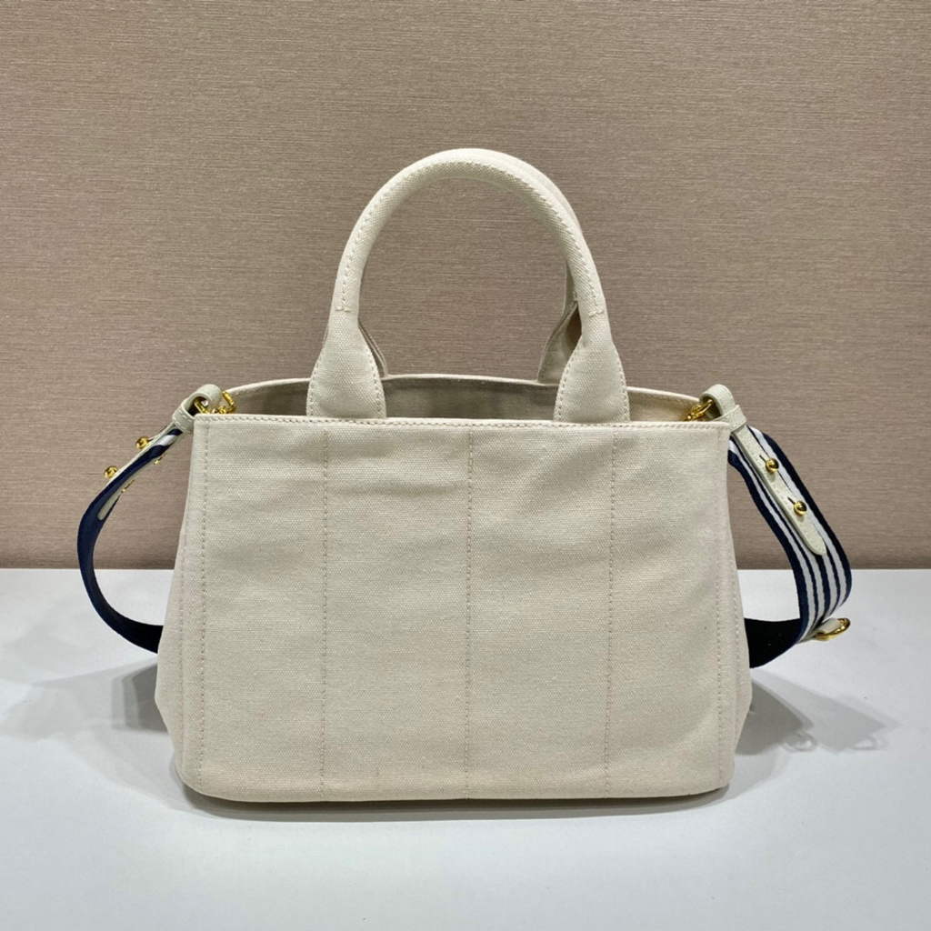 Prada 1BG439 Denim Tote bag White | prada 1bg439 denim tote bag 05