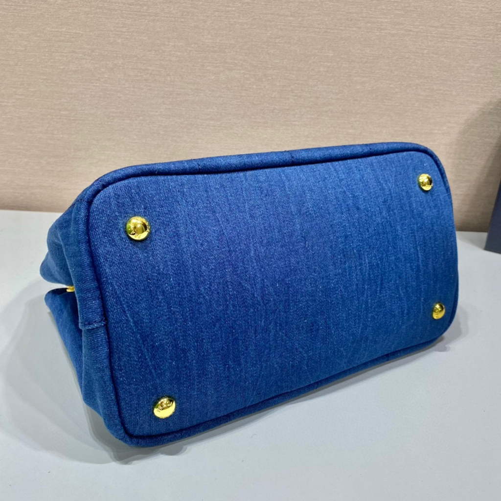 Prada 1BG439 Denim Tote bag Blue | prada 1bg439 denim tote bag 15