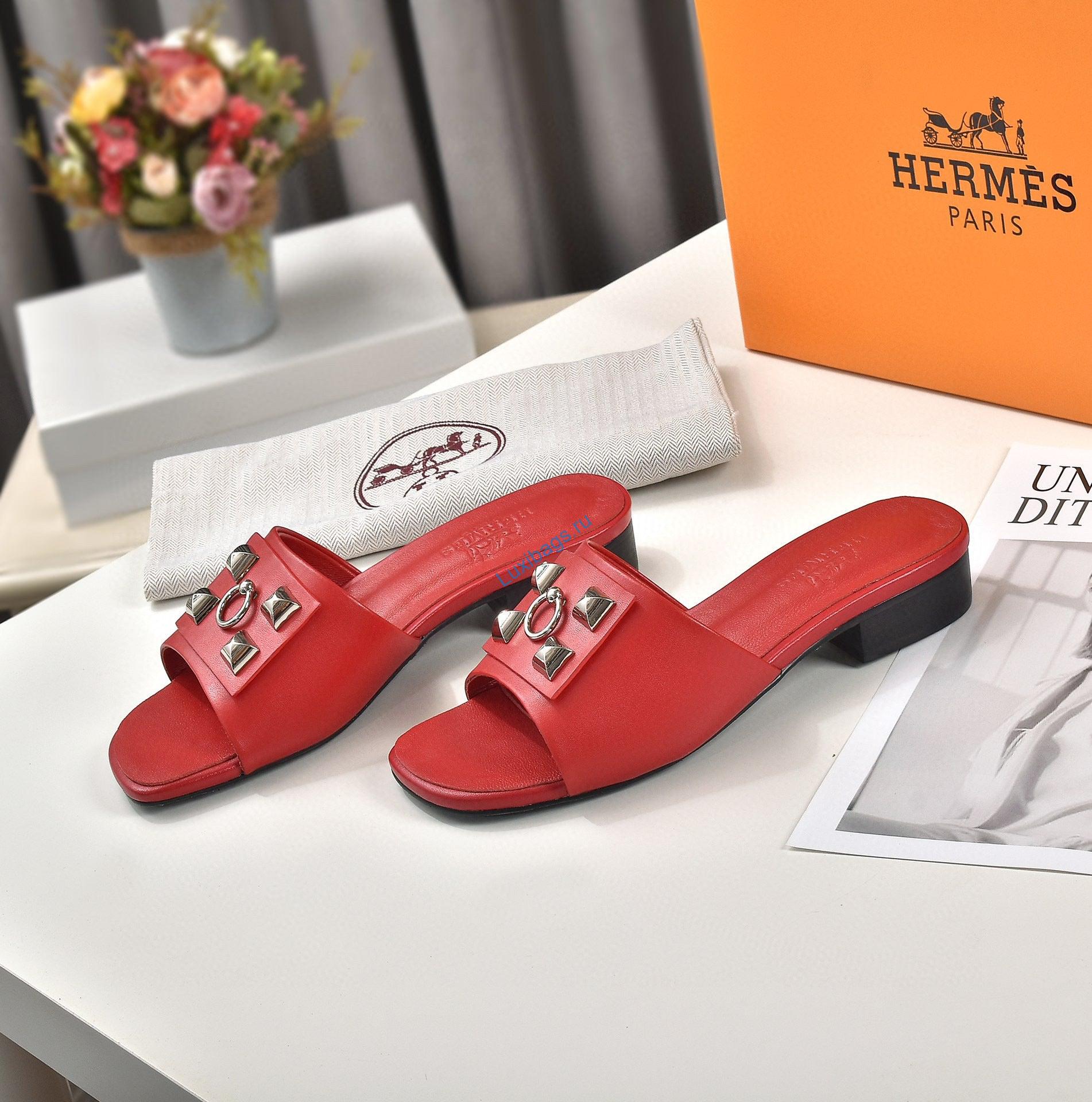 Hermes Women Shoes Designer Hermes Slippers Heel 60mm V80032 | valentino women shoes designer valentino slippers heel 60mm v80080 18
