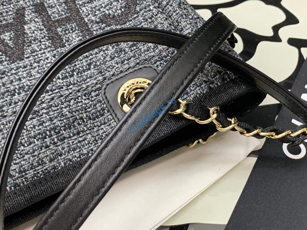 Chanel A66941 Chanel Medium Shopping Bag Tote Shoulder Black | chanel a66941 chanel large shopping bag tote shoulder black luxibags.ru 3