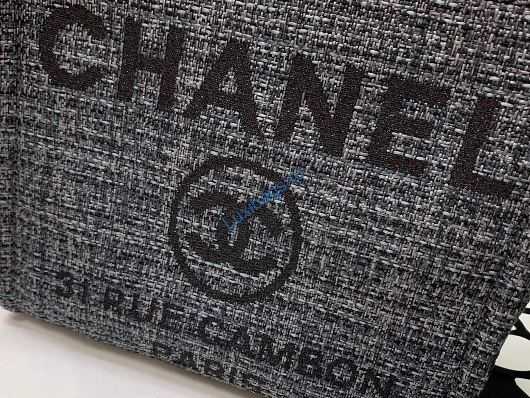 Chanel A66941 Chanel Medium Shopping Bag Tote Shoulder Black | chanel a66941 chanel large shopping bag tote shoulder black luxibags.ru 5