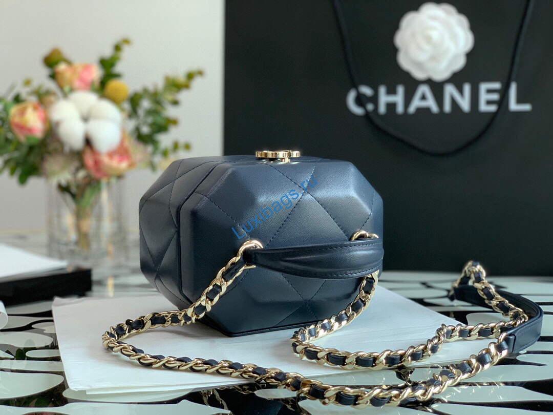 chanel a99077 vanity with chain lambskin gold tone navy blue 3 Chanel A99077 Vanity With Chain Lambskin Gold Tone Navy Blue | chanel a99077 vanity with chain lambskin gold tone black luxibags.ru 22