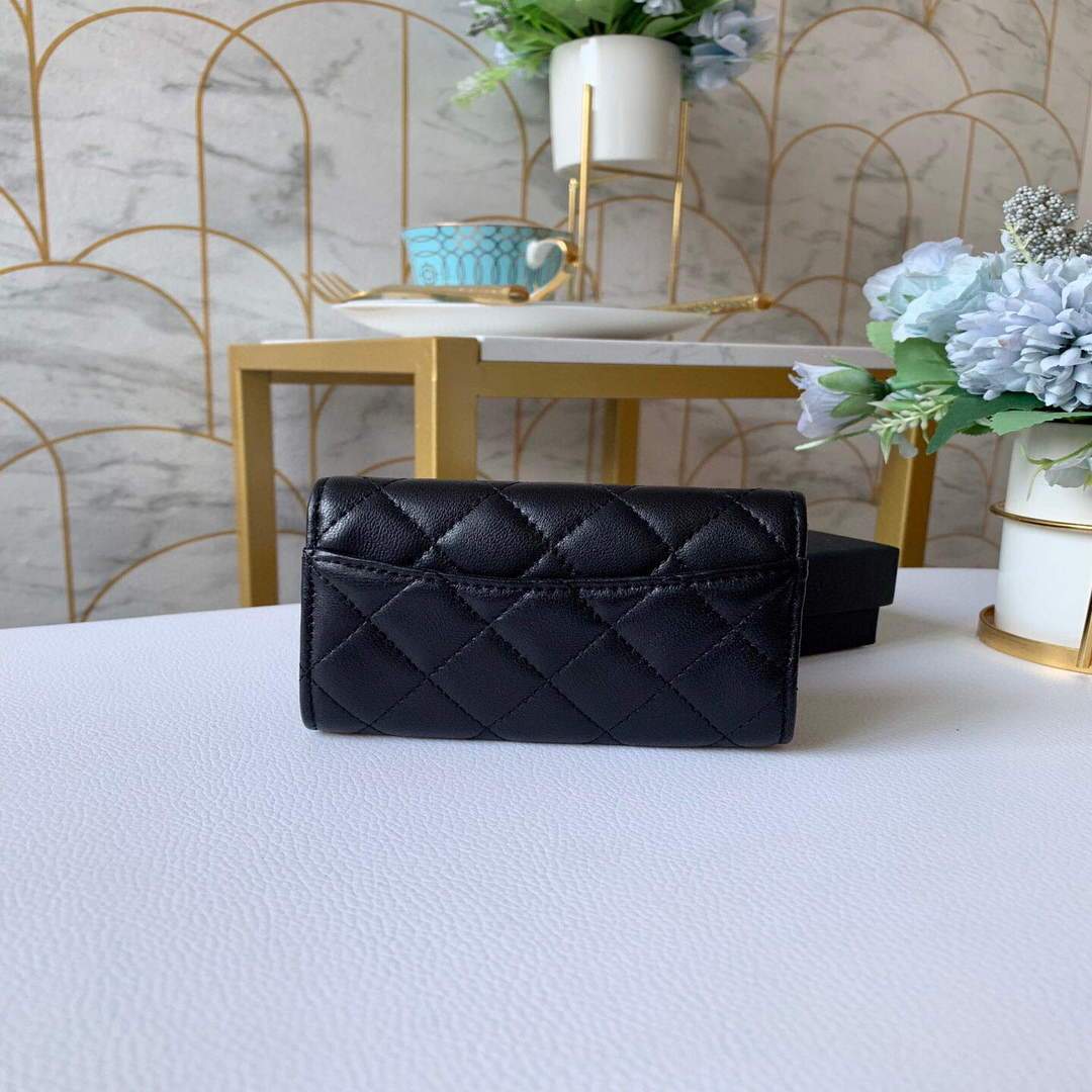 Chanel AP0214 Classic Card Holder Lambskin Black Gold | chanel ap0214 classic card holder lambskin black gold 2 luxibags.ru 1