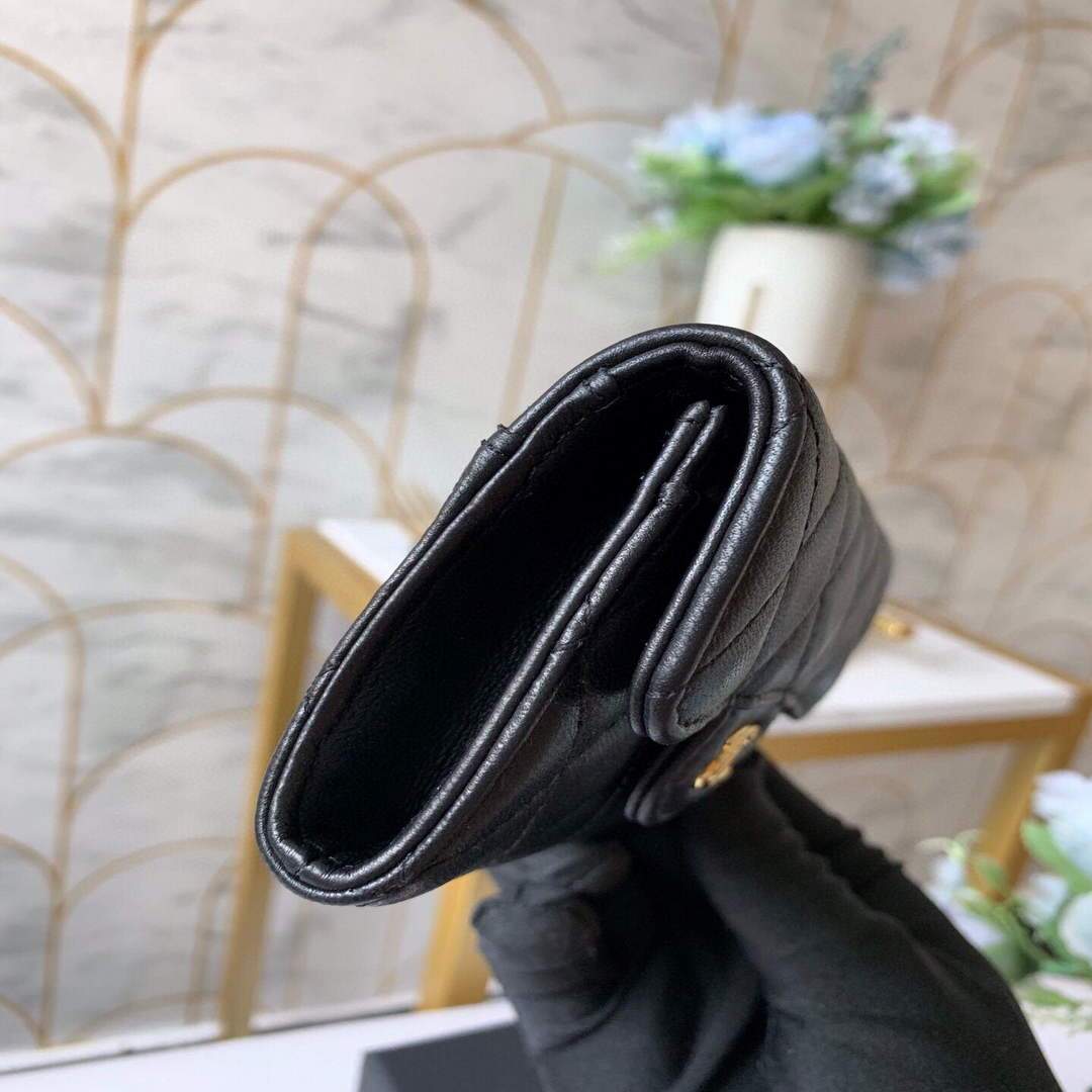 Chanel AP0214 Classic Card Holder Lambskin Black Gold | chanel ap0214 classic card holder lambskin black gold 5 luxibags.ru 1