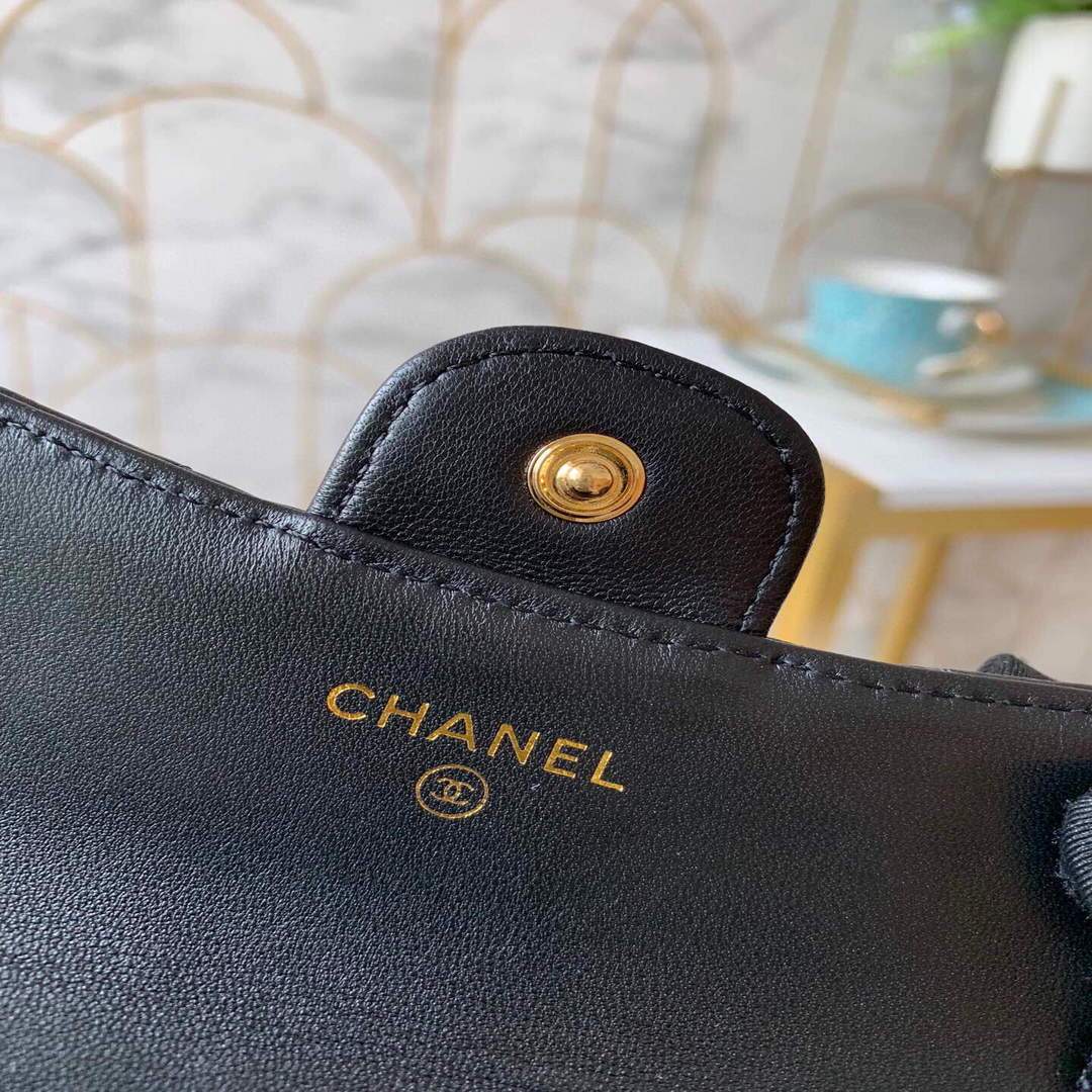 Chanel AP0214 Classic Card Holder Lambskin Black Gold | chanel ap0214 classic card holder lambskin black gold 7 luxibags.ru 1