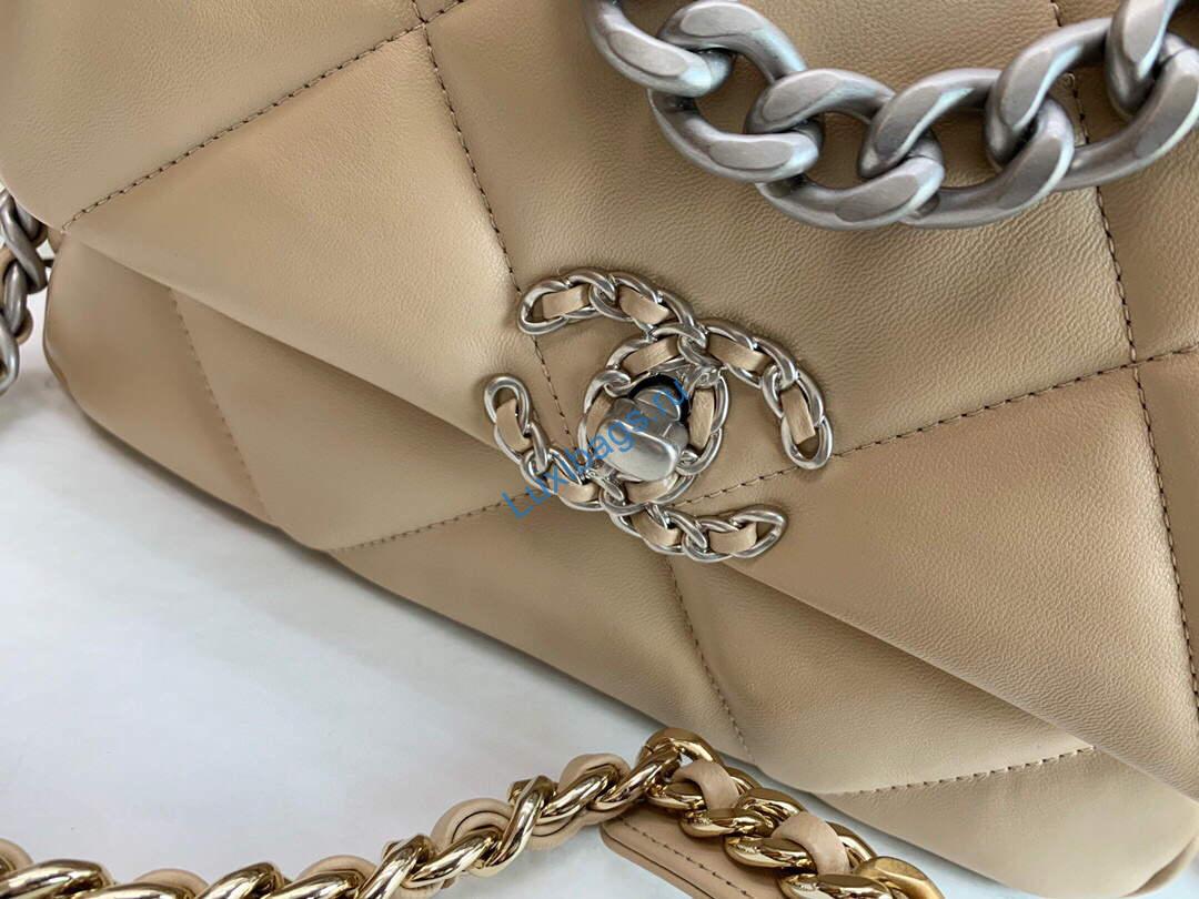 Chanel As1160 Chanel 19 Handbag Flap Lambskin Ocher Yellow Gold | chanel as1160 chanel 19 handbag flap lambskin ocher yellow gold luxibags.ru 4
