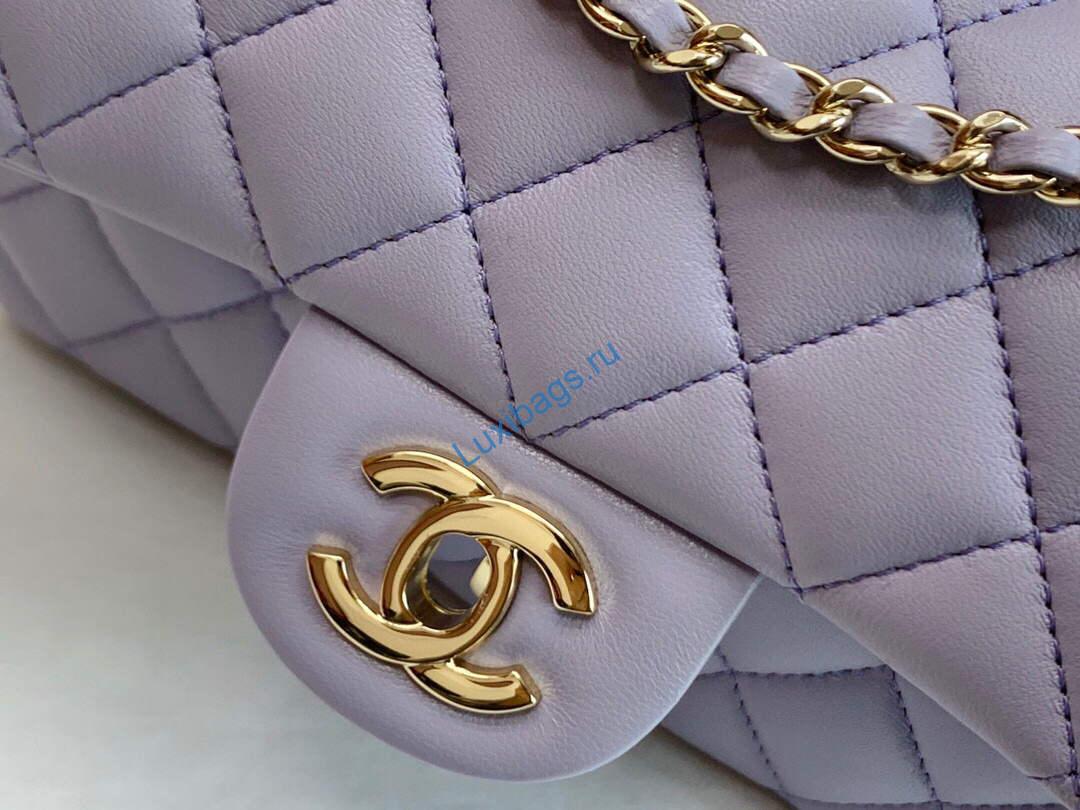chanel as2431 mini flap lambskin bag with top handle purple light gold 2 Chanel AS2431 Mini flap Lambskin bag with top handle Purple Light gold | chanel as2431 mini flap lambskin bag with top handle purple light gold luxibags.ru 51