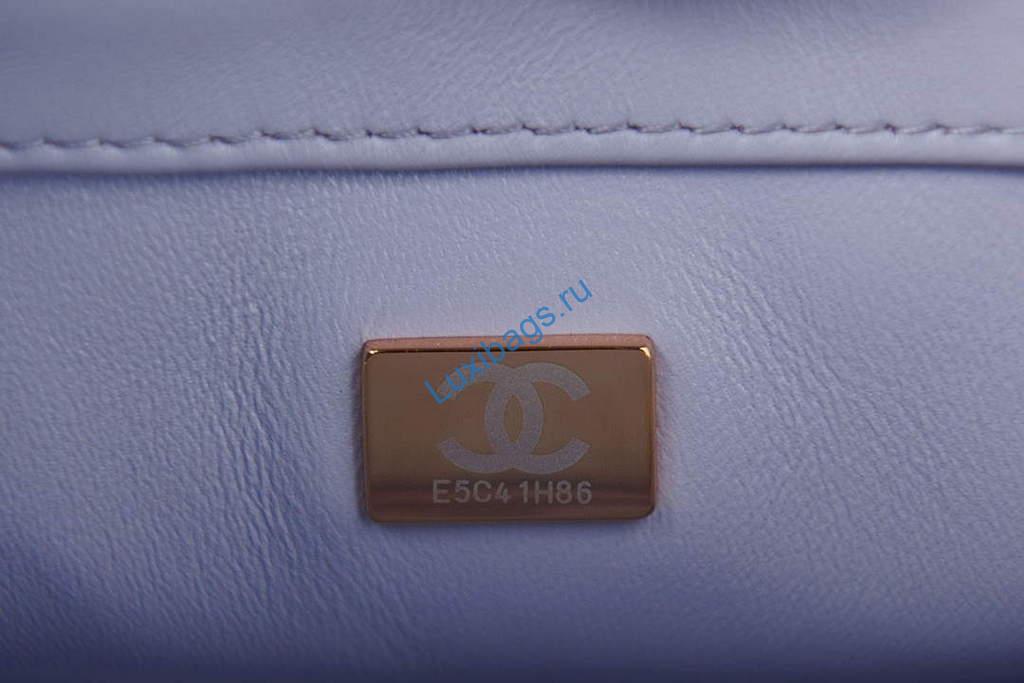 chanel as3113 mini flap bag lambskin light purple 8 Chanel AS3113 Mini Flap Bag Lambskin Light Purple | chanel as3113 mini flap bag lambskin luxibags.ru 24