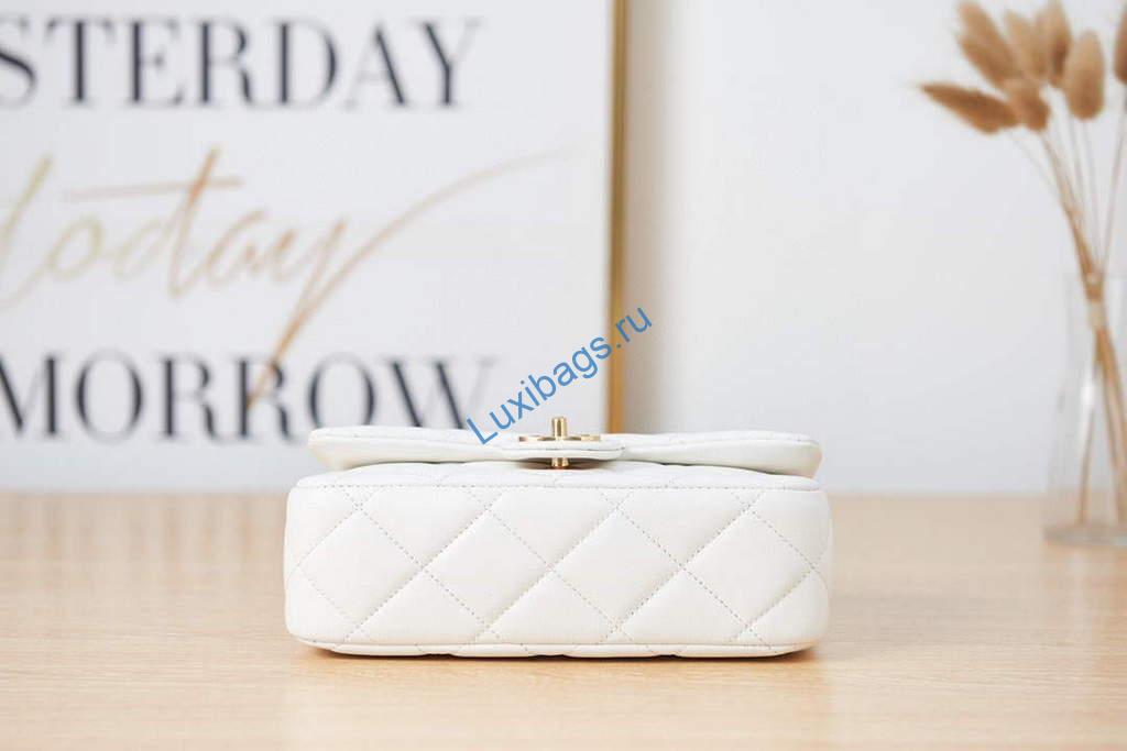 Chanel AS3114 Flap Bag Lambskin White | chanel as3114 flap bag lambskin luxibags.ru 39