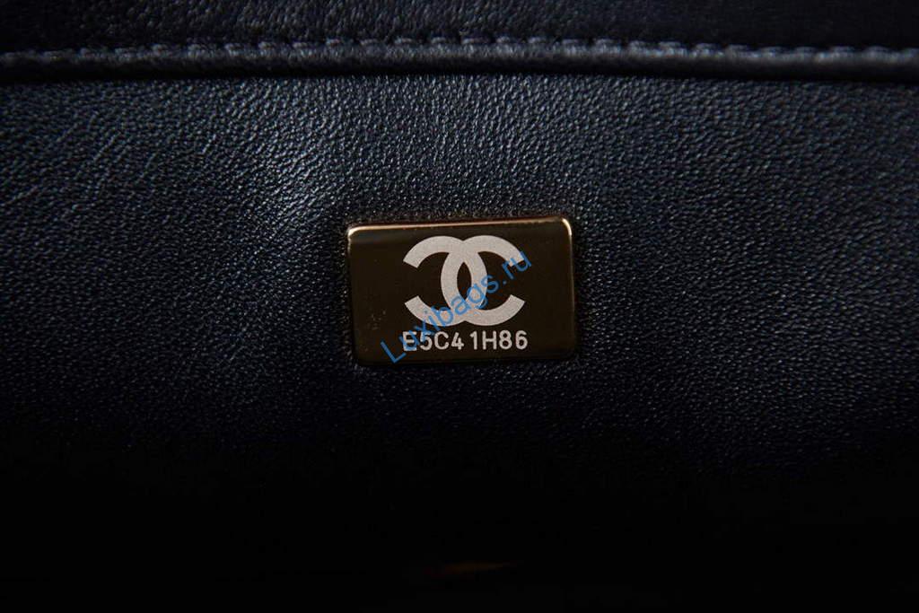 chanel as3114 flap bag lambskin black 8 Chanel AS3114 Flap Bag Lambskin Black | chanel as3114 flap bag lambskin