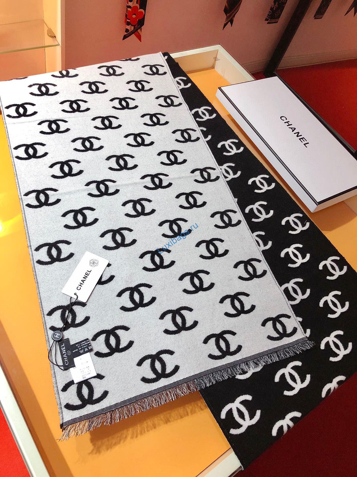 Chanel Scarves Designer Chanel Scarf  Wool C60618