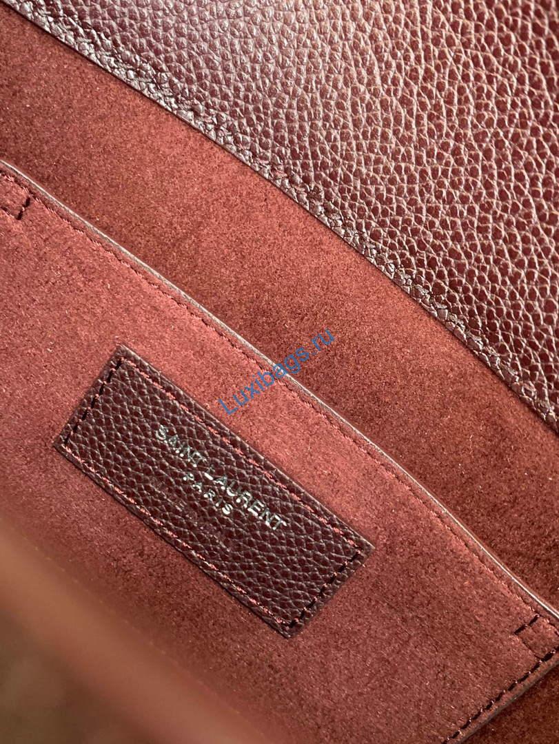 ysl 442906 yves saint laurent sunset medium in lychee pattern leather wine red silver 8 YSL 442906 Yves Saint Laurent Sunset Medium In lychee pattern Leather Wine Red Silver | img 6406 ysl 442906 yves saint laurent sunset medium in lychee pattern leather wine red silver