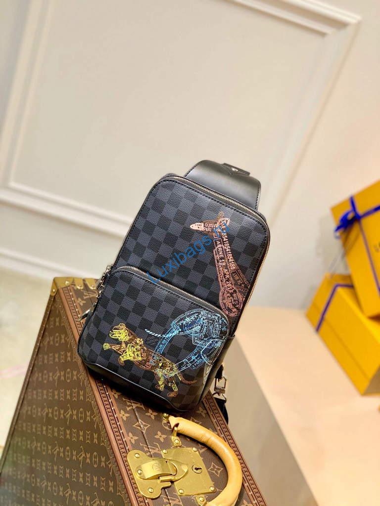 LV N45277 Louis Vuitton Avenue Slingbag Black