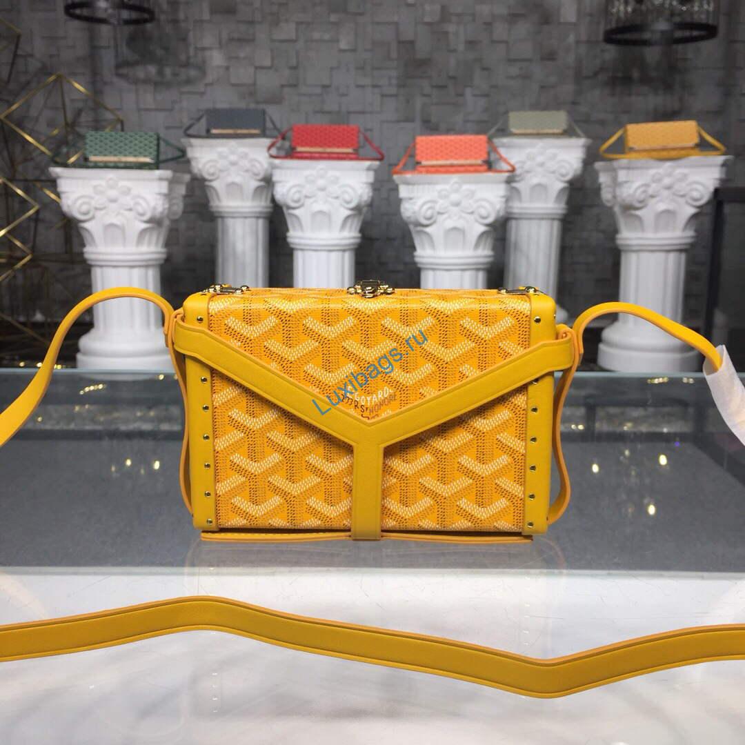Goyard MINA08PMLTY01CL01P Minaudière Trunk Bag Yellow
